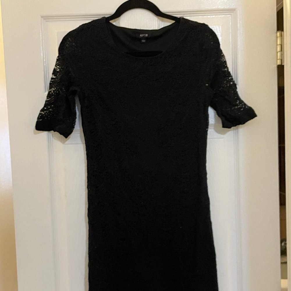 Black Lace Dress - Apt 9, size S